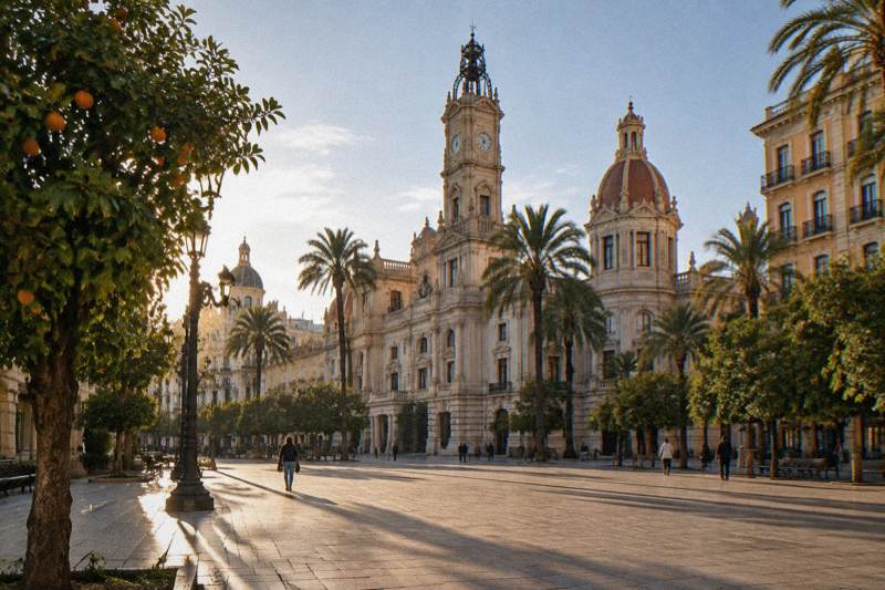 Paseo de Antonio, en español e italiano